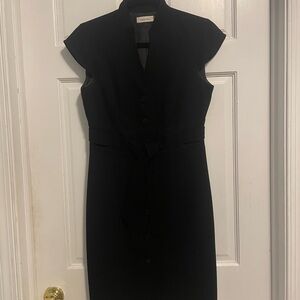 Calvin Klein Black Midi Dress